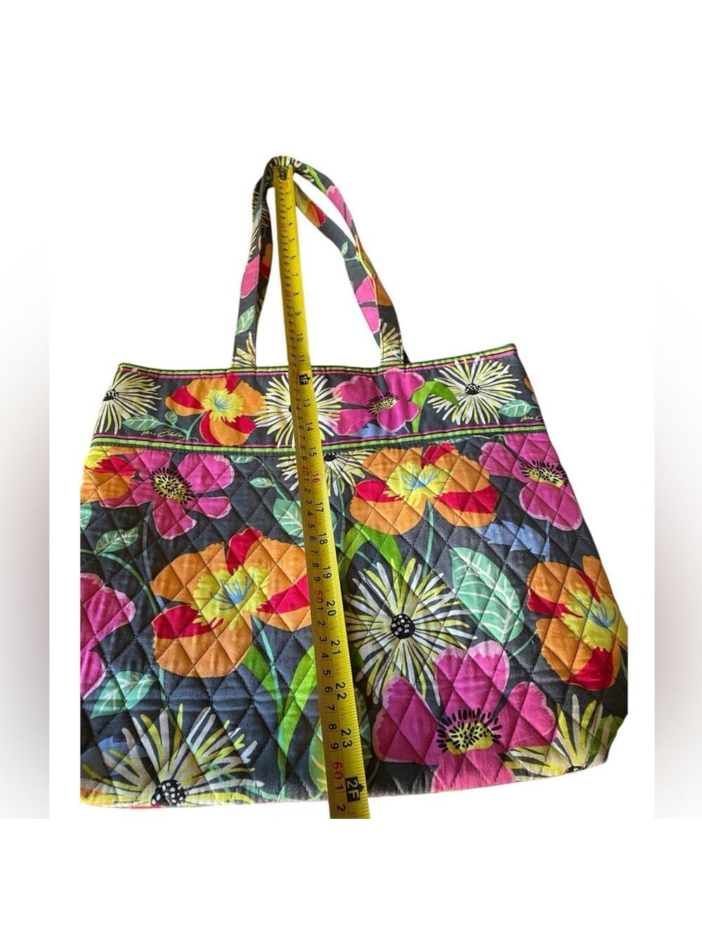Vera Bradley Floral Tote Bag - Picture 11 of 14